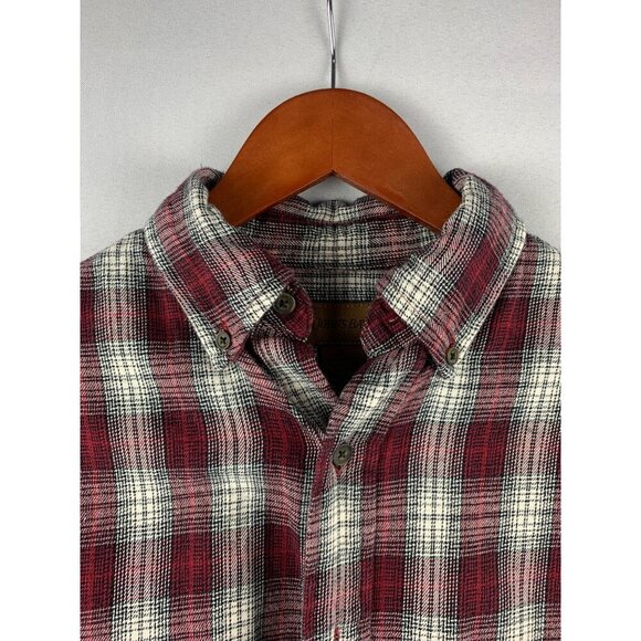 St. Johns Bay Men’s Classic Fit Plaid Button-Down Flannel Shirt - Size S - Picture 4 of 6